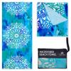 Elite Trend Microfiber Beach Towel for Adults with Bag - Extra Large 78x35 inch Lightweight Sand Free Quick Dry Towel for Travel, Swimming, Yoga, Camping (Mandala Blue) view 1