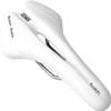 GORIX Bike Saddle Seat Comfortable Cushion with Rail Mountain Road Bicycle for Men and Women (A6-1) (All White) view 1