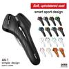 GORIX Bike Saddle Seat Comfortable Cushion with Rail Mountain Road Bicycle for Men and Women (A6-1) (All White) view 2