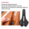 GORIX Bike Saddle Seat Comfortable Cushion with Rail Mountain Road Bicycle for Men and Women (A6-1) (All White) view 4