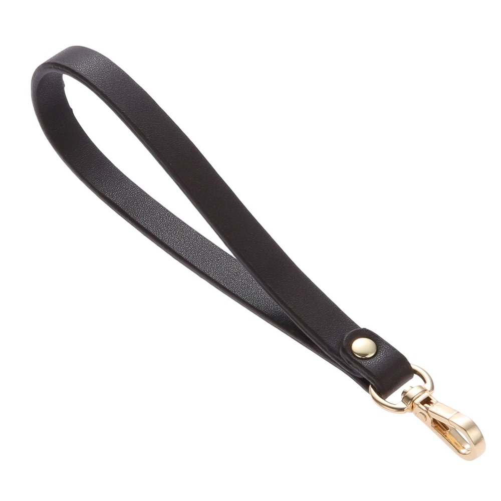 Yetaha Coffee Genuine Leather Wristlet Strap, 150mm x 8mm Hand Wrist Strap with Lock for Clutch Wallet Cellphone Key