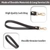 Yetaha Coffee Genuine Leather Wristlet Strap, 150mm x 8mm Hand Wrist Strap with Lock for Clutch Wallet Cellphone Key view 3