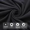 Xinwe Fleece Sleeping Bag Liner Travel Sheet Camping Sleep Sack Ultralight Zippered Storage Bag Full Sized Zipper Backpacking Blanket for Traveling, Camping, Hiking, Outdoor Activities (Black) view 4