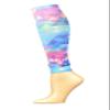 Hocsocx Leg Sleeves Sports Under Socks- One Size (Length 13") (Bright Kaleidoscope) view 1