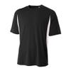 A4 Sportswear Adult Medium Black/White Cooling Tee view 1