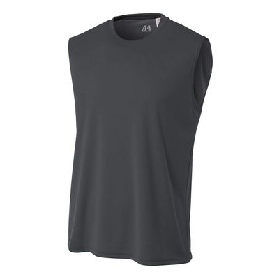 A4 Sportswear Adult 3XL Graphite Cooling Muscle Tee