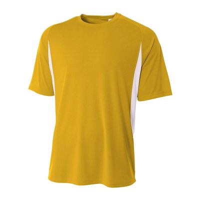 A4 Sportswear Adult XL Gold/White Cooling Tee