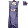 V VILISUN Sleeping Bag Liner, Lightweight Portable, Soft Travel and Camping Sheet, with Compact and Carry Bag, for Travel, Hotel view 4