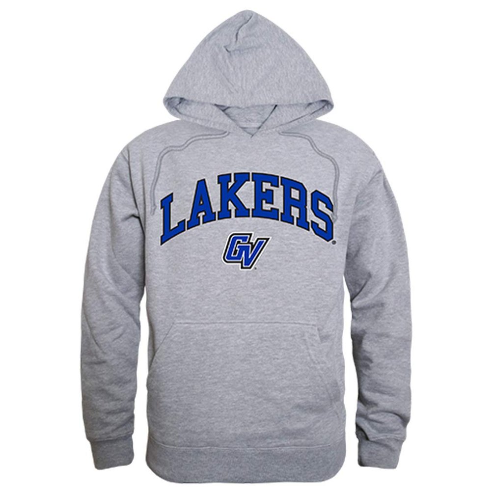 GVSU Grand Valley State Lakers NCAA Men's Campus Hoodie Fleece Sweatshirt - Heather Grey, XX-Large