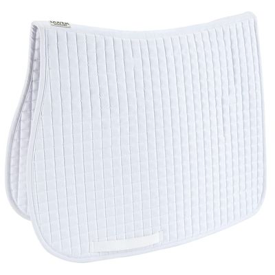 Dover Saddlery DS Quilted Dressage Pad, Color: White, Size: Dress