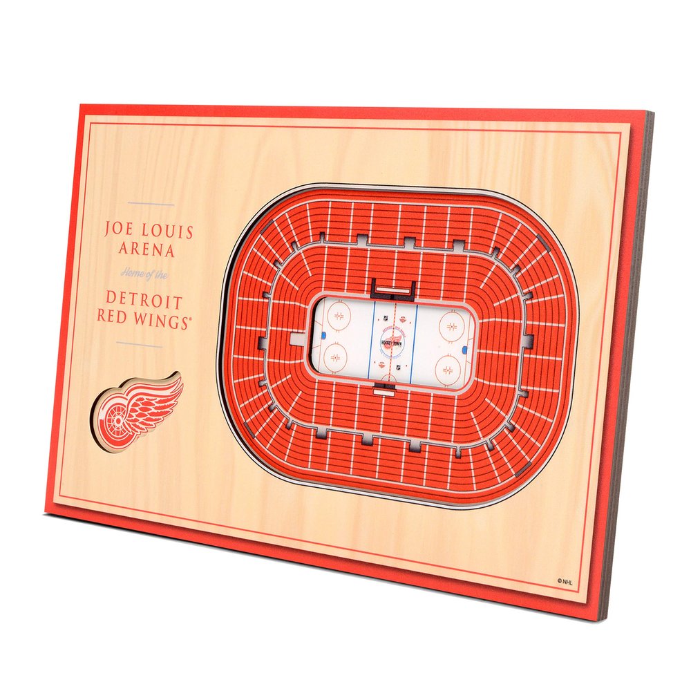 YouTheFan NHL Detroit Red Wings 3D StadiumViews Desktop Display - Joe Louis Arena