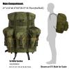 MT Military Alice Pack Medium Army Survival Combat ALICE Rucksack Backpack 50L Olive Drab view 2