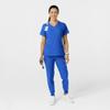 WonderWink W123 Womens Comfort Waist Cargo Jogger Pant  Royal, 2X view 3