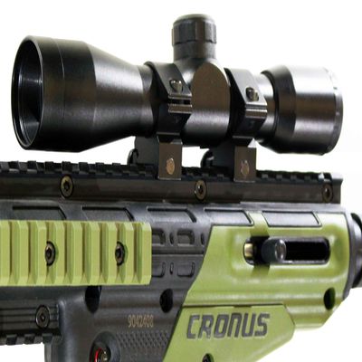Trinity Tactical Scope Black for Tippmann Cronus mil dot Reticle 4x32 Tactical woodsball Paintball Optics Paintballing Paintball Sights Paintballer Gear Aluminum Black