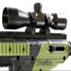 Trinity Tactical Scope Black for Tippmann Cronus mil dot Reticle 4x32 Tactical woodsball Paintball Optics Paintballing Paintball Sights Paintballer Gear Aluminum Black view 1