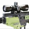 Trinity Tactical Scope Black for Tippmann Cronus mil dot Reticle 4x32 Tactical woodsball Paintball Optics Paintballing Paintball Sights Paintballer Gear Aluminum Black view 2