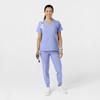 WonderWink W123 Womens Comfort Waist Cargo Jogger Pant  Ceil Blue, X-LTall view 3