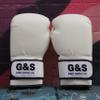 G&S Fight Supply Co. Premium Training Glove - White and Black 16oz view 1