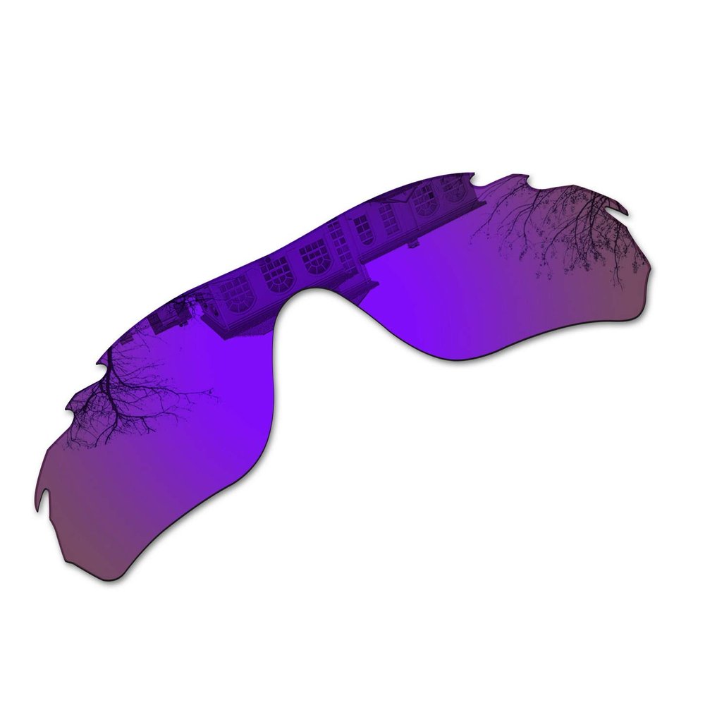 Millersawp Radar Edge Vented OO9184 Replacement Lenses Compatible with Oakley Sunglass-Purple Iridium