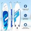 Goplus Inflatable Stand Up Paddle Board, 10FT/10.5FT/11FT SUP with Accessory Pack, Adjustable Paddle, Carry Bag, Fin, Hand Pump, Leash, Repair Kit (Sky Blue, 10 FT) view 2