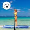 Goplus Inflatable Stand Up Paddle Board, 10FT/10.5FT/11FT SUP with Accessory Pack, Adjustable Paddle, Carry Bag, Fin, Hand Pump, Leash, Repair Kit (Sky Blue, 11 FT) view 3