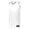 Holloway Sportswear Boys Retro Basketball Jersey M White/Royal view 1