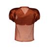 Russell Athletic Mens Stock Practice Jersey  Mesh Top Football Jersey for Men, Ideal for Training and Game Day MZ Burnt Orange view 4