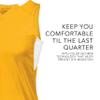 Augusta Sportswear Womens Step-Back Basketball Jersey, Gold/White, XL view 4