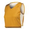 Russell Athletic Ladies Undivided Single Ply Reversible Jersey Gold/White XL view 1