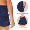 HEAD Women's Athletic Tennis Skort - Performance Training & Running Skirt - Scallop Medieval Blue Sea, Large view 3