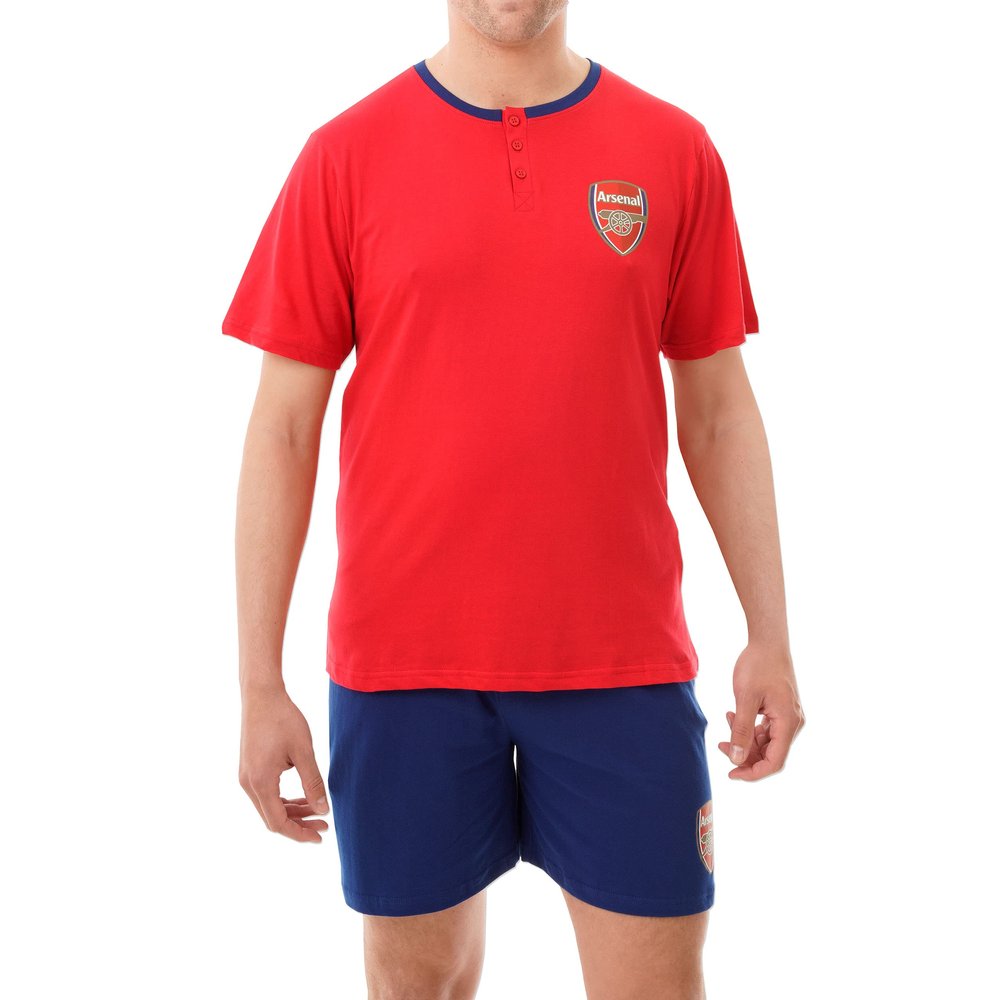 Arsenal FC Mens Pajamas Football Club Blue Size Small