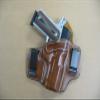 Azula 2 Clip IWB Leather in The Waistband Concealed Carry Holster for Glock 26, 27, 33 Pistol CCW Black RH view 3