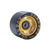 CLAS FOX 95A Speed/Derby Wheels Aluminum Roller Skate Wheels Indoor Roller Replacement wheel (Set of 8) (Black PU Gold Core) view 4