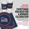 LSU Tigers Party Supplies 48 Piece Officially Licensed University Set: 16 oz. Plastic Beverage Cups, 9" Paper Plates, Luncheon Napkins, Complete Party Supplies for 16 Guests by Westrick view 3