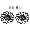 13T Black Aluminum Alloy Bicycle Derailleur Pulley, 11T/13T Guide Roller with Ceramic Bearing, Compatible with Mountain Bikes view 1
