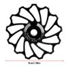13T Black Aluminum Alloy Bicycle Derailleur Pulley, 11T/13T Guide Roller with Ceramic Bearing, Compatible with Mountain Bikes view 3