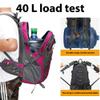 FENGDONG 40L Waterproof Lightweight Outdoor Daypack Hiking,Camping,Travel Backpack for Women Men Pink view 2