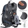 FENGDONG 40L Waterproof Lightweight Outdoor Daypack Hiking,Camping,Travel Backpack for Men Women Blue view 3