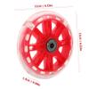 1Pair Bikes Training Wheels for Children Universal Balance Auxiliary Wheel Silent Flash Kid Bicycle Training (Red) view 2