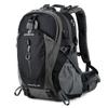 FENGDONG 40L Waterproof Lightweight Outdoor Daypack Hiking,Camping,Travel Backpack for Men Women Black view 1