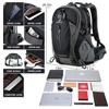 FENGDONG 40L Waterproof Lightweight Outdoor Daypack Hiking,Camping,Travel Backpack for Men Women Black view 3