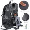 FENGDONG 40L Waterproof Lightweight Outdoor Daypack Hiking,Camping,Travel Backpack for Men Women Black view 4