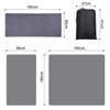 Xinwe Fleece Sleeping Bag Liner Travel Sheet Camping Sleep Sack Ultralight Zippered Storage Bag Full Sized Zipper Backpacking Blanket for Traveling, Camping, Hiking, Outdoor Activities (Grey) view 2