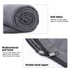 Xinwe Fleece Sleeping Bag Liner Travel Sheet Camping Sleep Sack Ultralight Zippered Storage Bag Full Sized Zipper Backpacking Blanket for Traveling, Camping, Hiking, Outdoor Activities (Grey) view 3