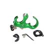 Archery Release Aid Fully Automatic Aluminum Alloy 3 or 4 Finger Release Aid Stainless Steel Release Aid Left or Right Hand for Compound Bow Hunting Shooting Target Trigger (Green) view 2