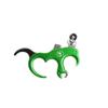 Archery Release Aid Fully Automatic Aluminum Alloy 3 or 4 Finger Release Aid Stainless Steel Release Aid Left or Right Hand for Compound Bow Hunting Shooting Target Trigger (Green) view 4