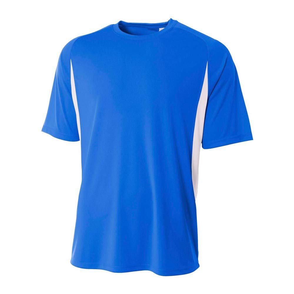 A4 Sportswear Adult Medium Royal/White Cooling Tee