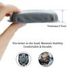 AOUTACC Universal Airsoft Helmet Pads, Replacement Foam Padding Kits Set Accessories Mats for FAST/MICH/ACH/USMC/PASGT Helmets (Memory Foam, Light Gray) view 2