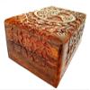 Craft N Copper Handcrafted fine Wooden Carving Tree of Life Box for Jewellery Storage view 2