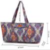 ELENTURE Large Yoga Mat Bag for Women Men, Travel Gym Bag for Pilates Office Beach Workout, Yoga Mat Tote Carrier with Mat Strap for 1/4" 1/2" Thick Exercise Yoga Mat view 3